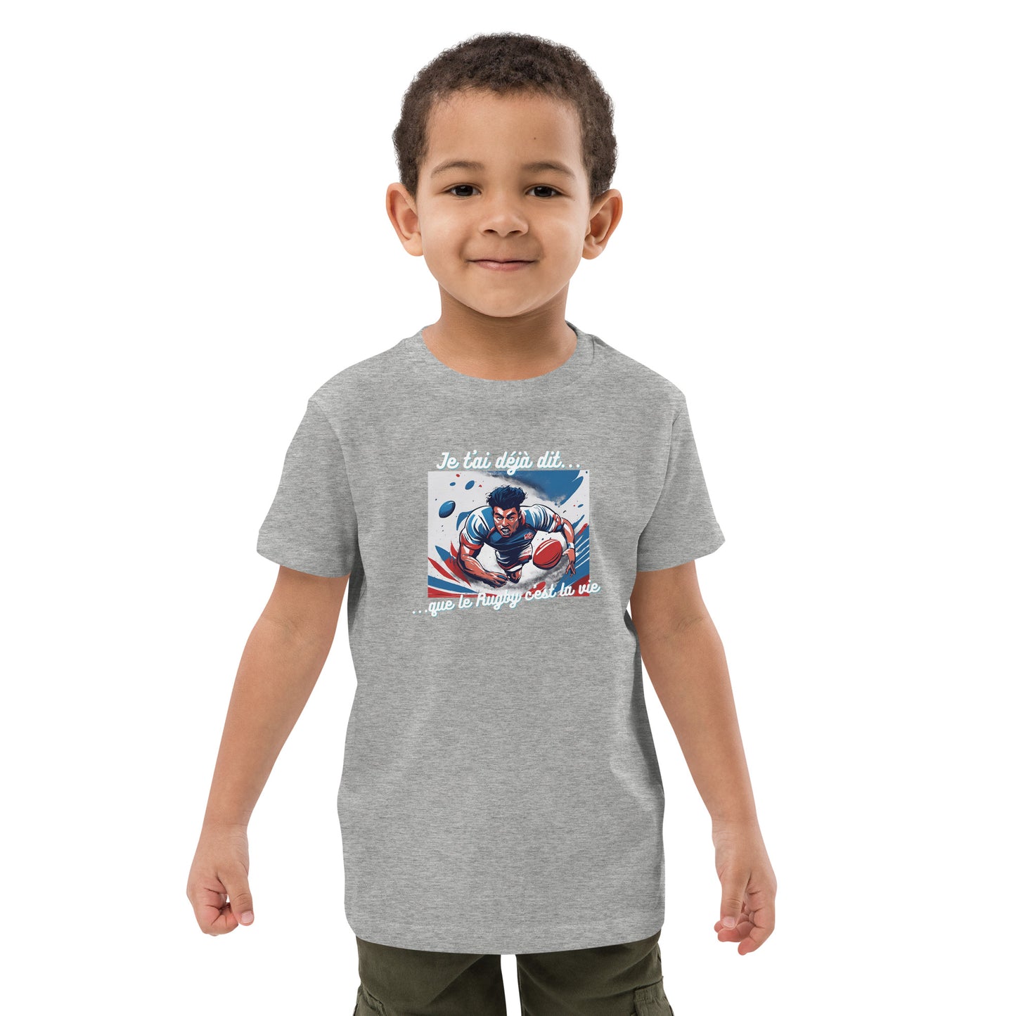 T-shirt enfant bio - Rugby #3