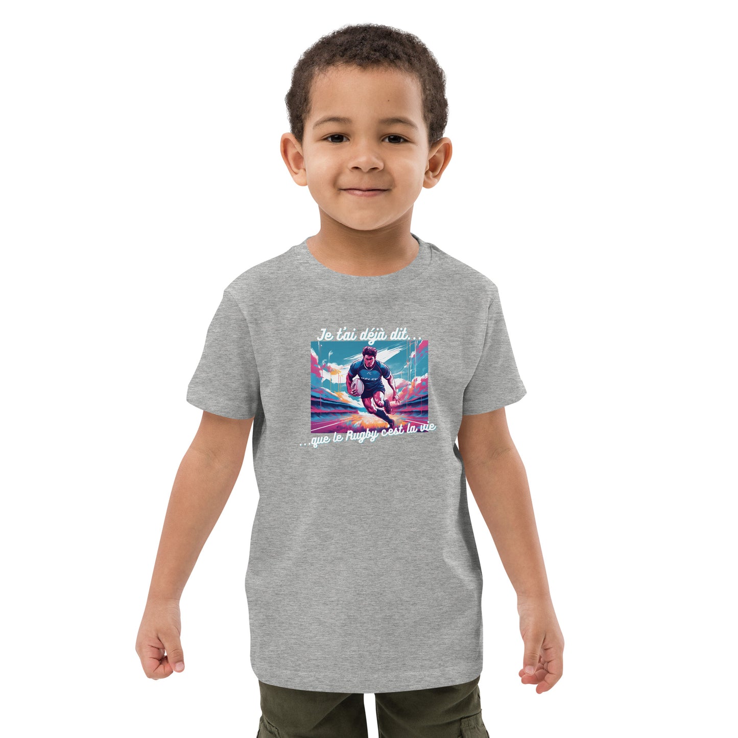 T-shirt enfant bio - Rugby #4