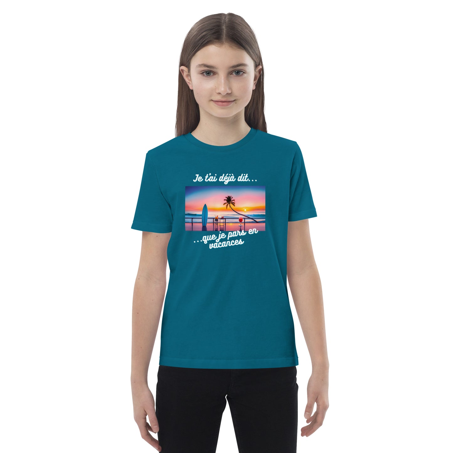T-shirt enfant bio - Vacances #1