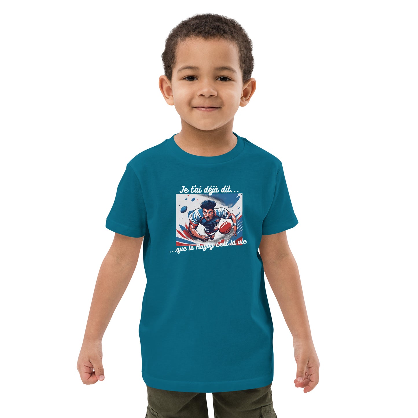 T-shirt enfant bio - Rugby #3