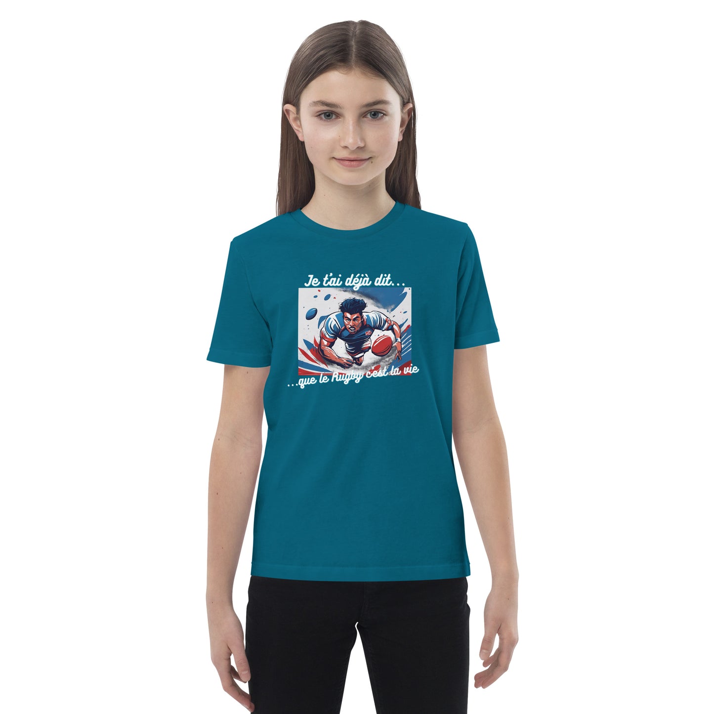 T-shirt enfant bio - Rugby #3