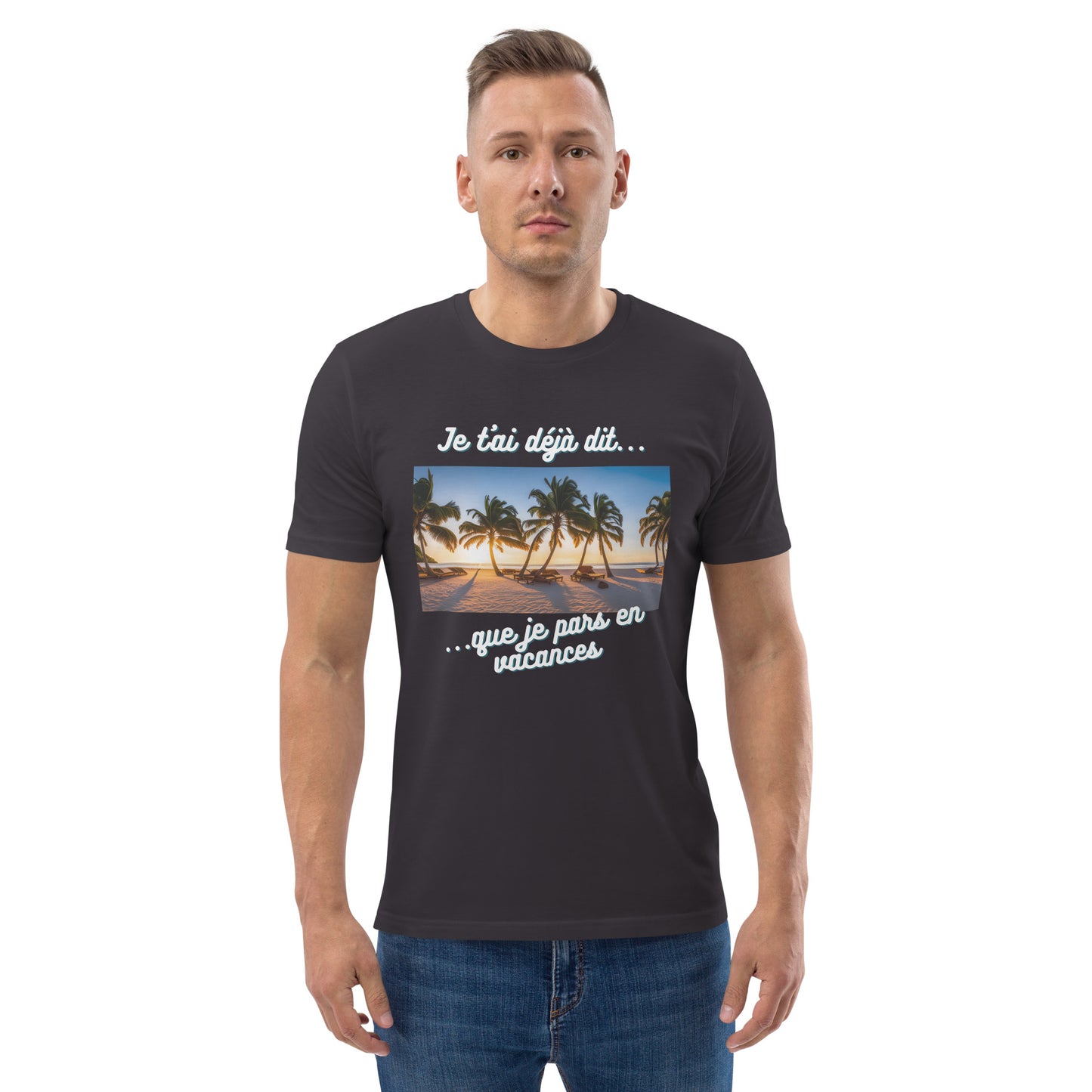 T-shirt homme bio : Vacances #7