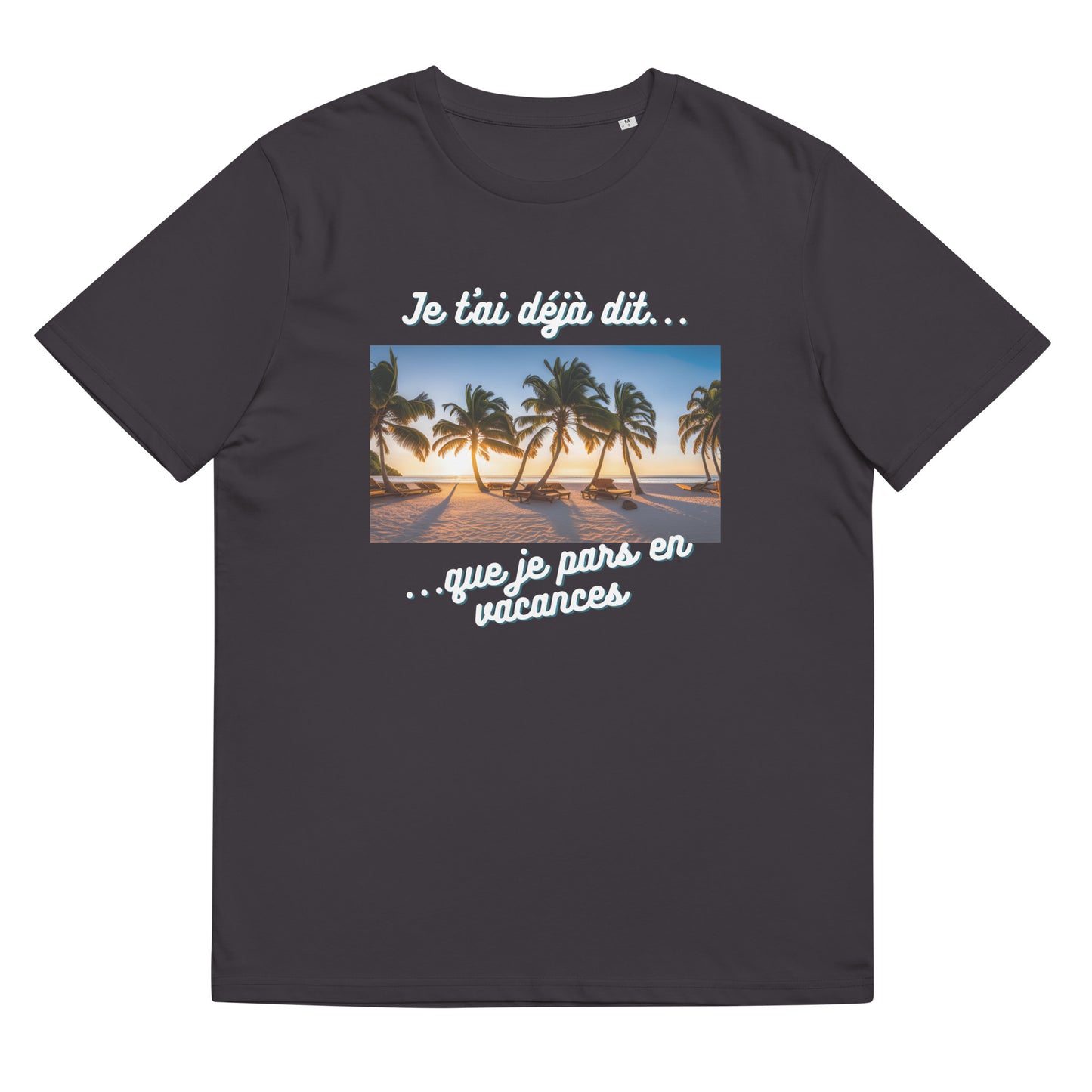 T-shirt homme bio : Vacances #7
