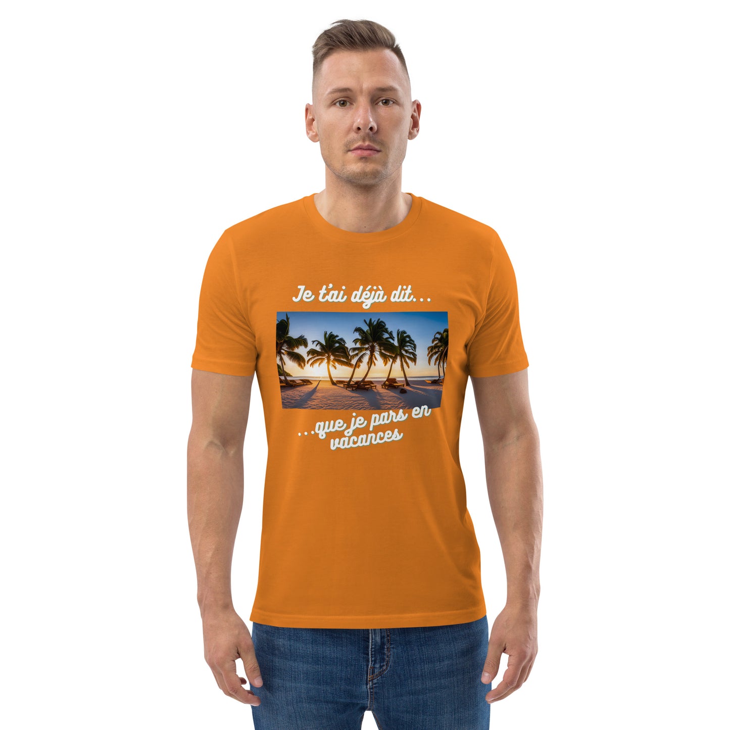 T-shirt homme bio : Vacances #7