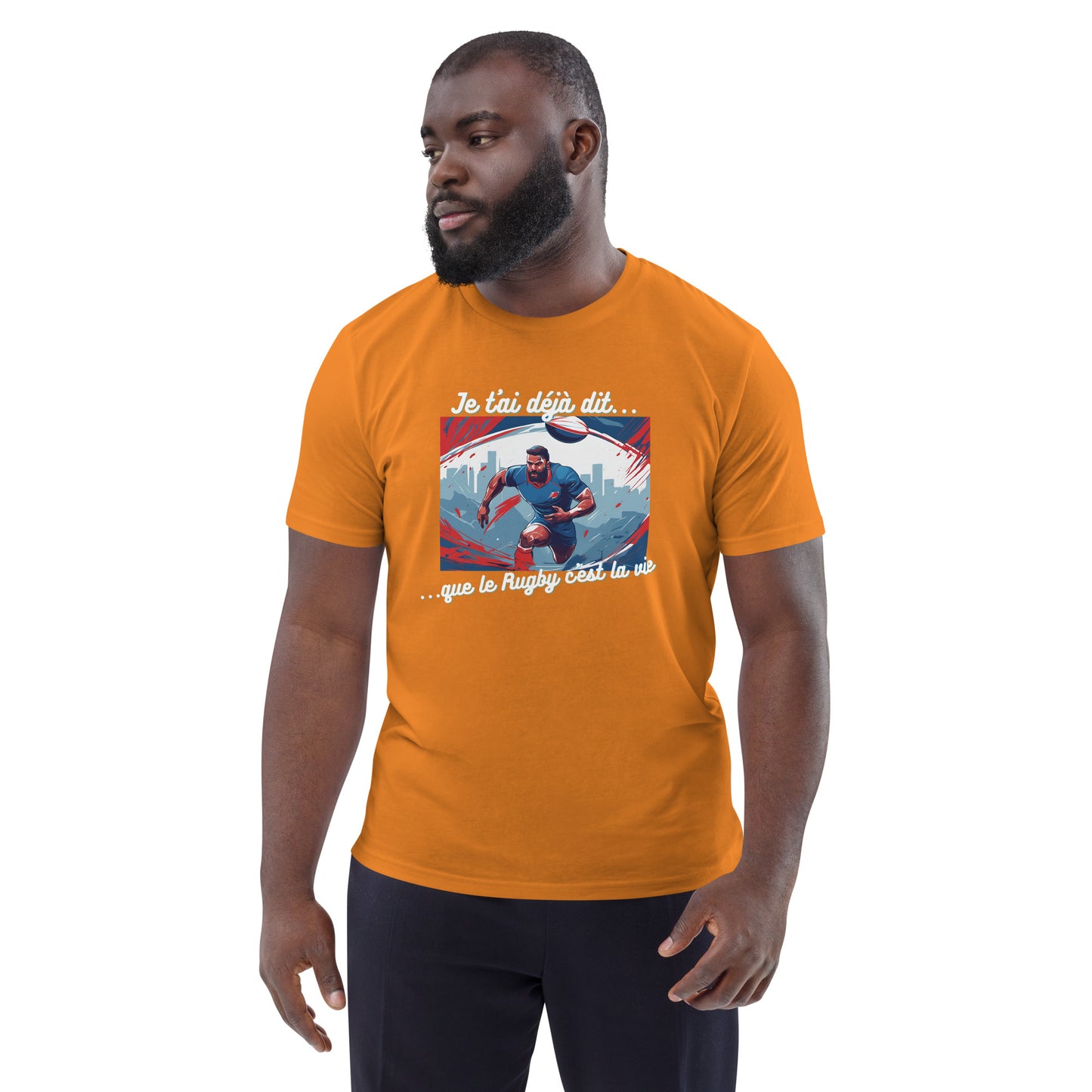 T-shirt homme bio : Rugby #1