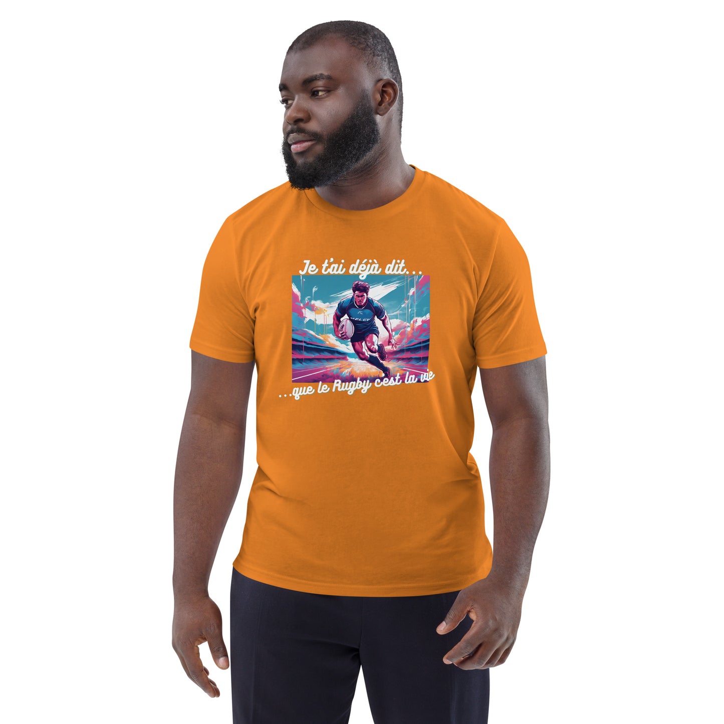 T-shirt homme bio : Rugby #4