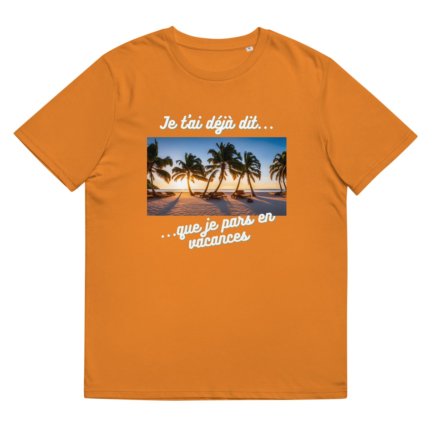 T-shirt homme bio : Vacances #7