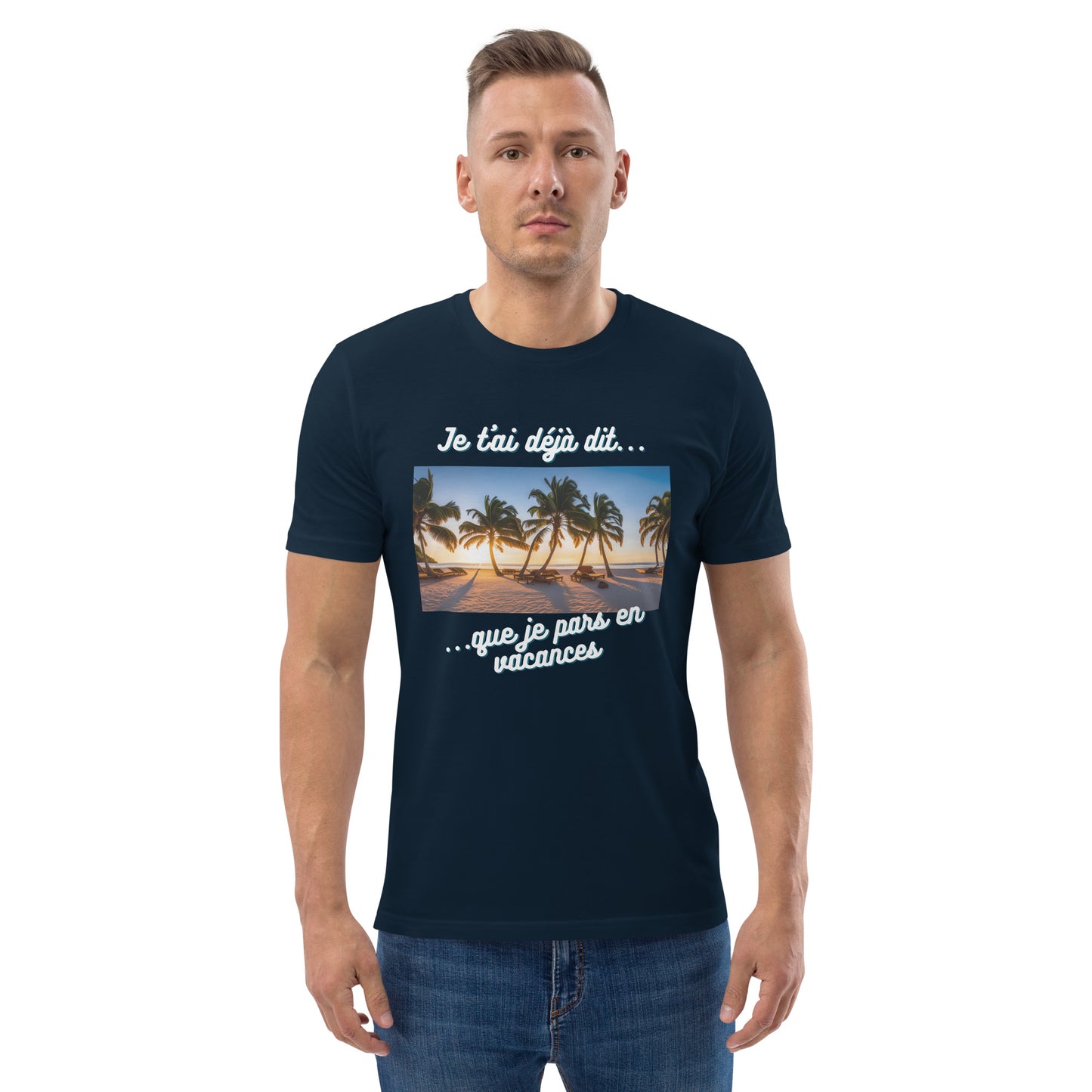 T-shirt homme bio : Vacances #7