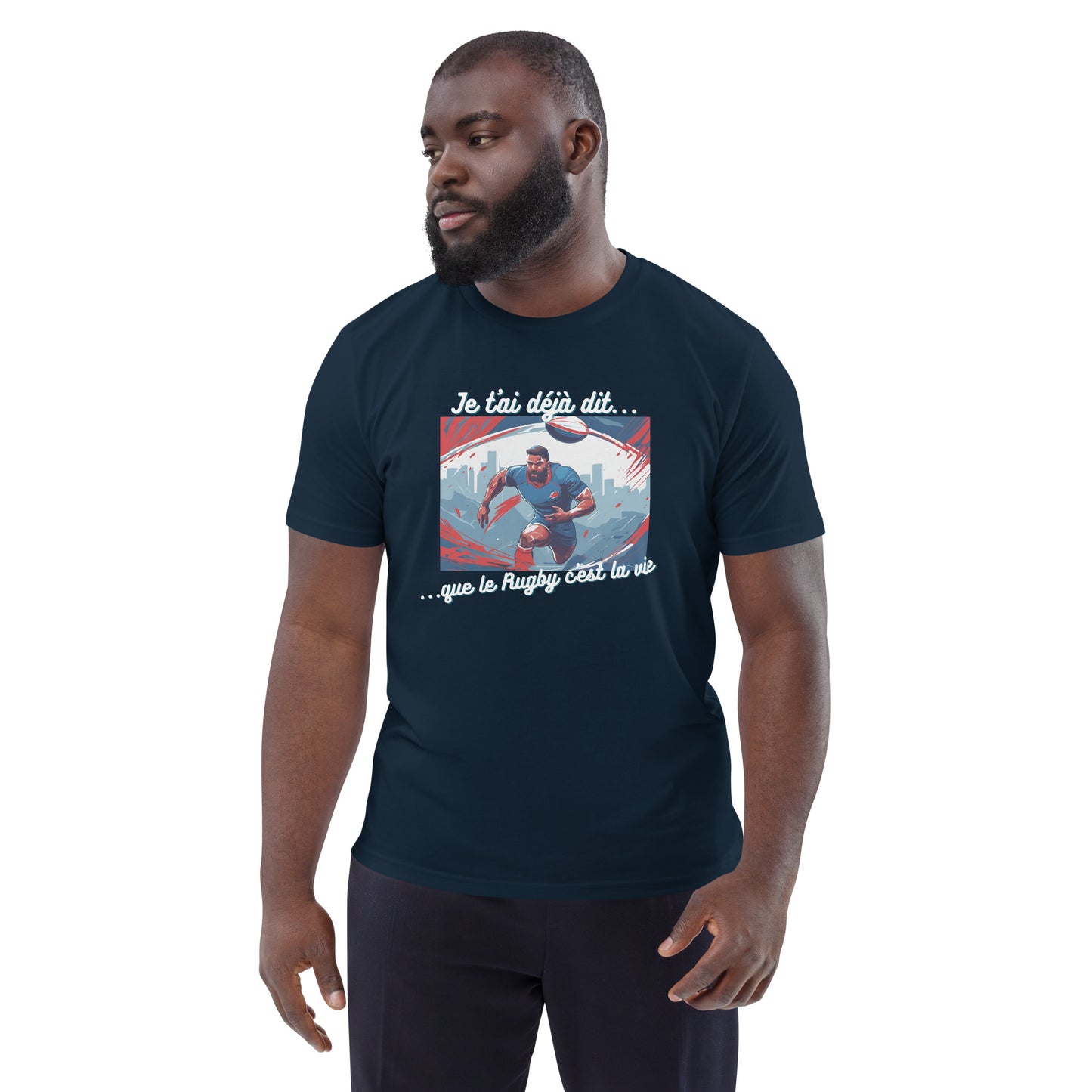 T-shirt homme bio : Rugby #1