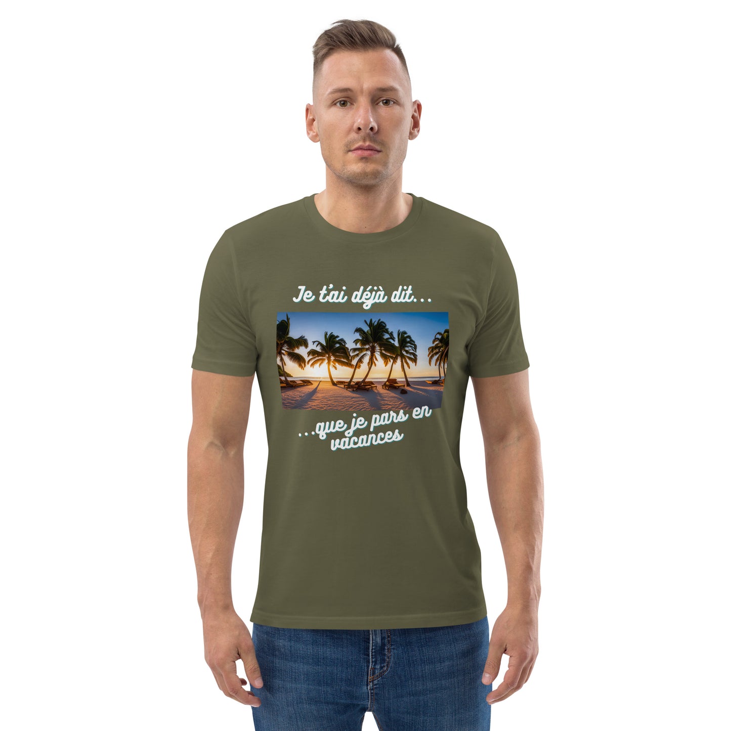 T-shirt homme bio : Vacances #7