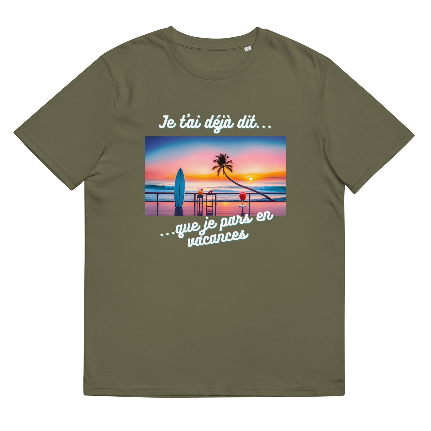 T-shirt homme bio : Vacances #1