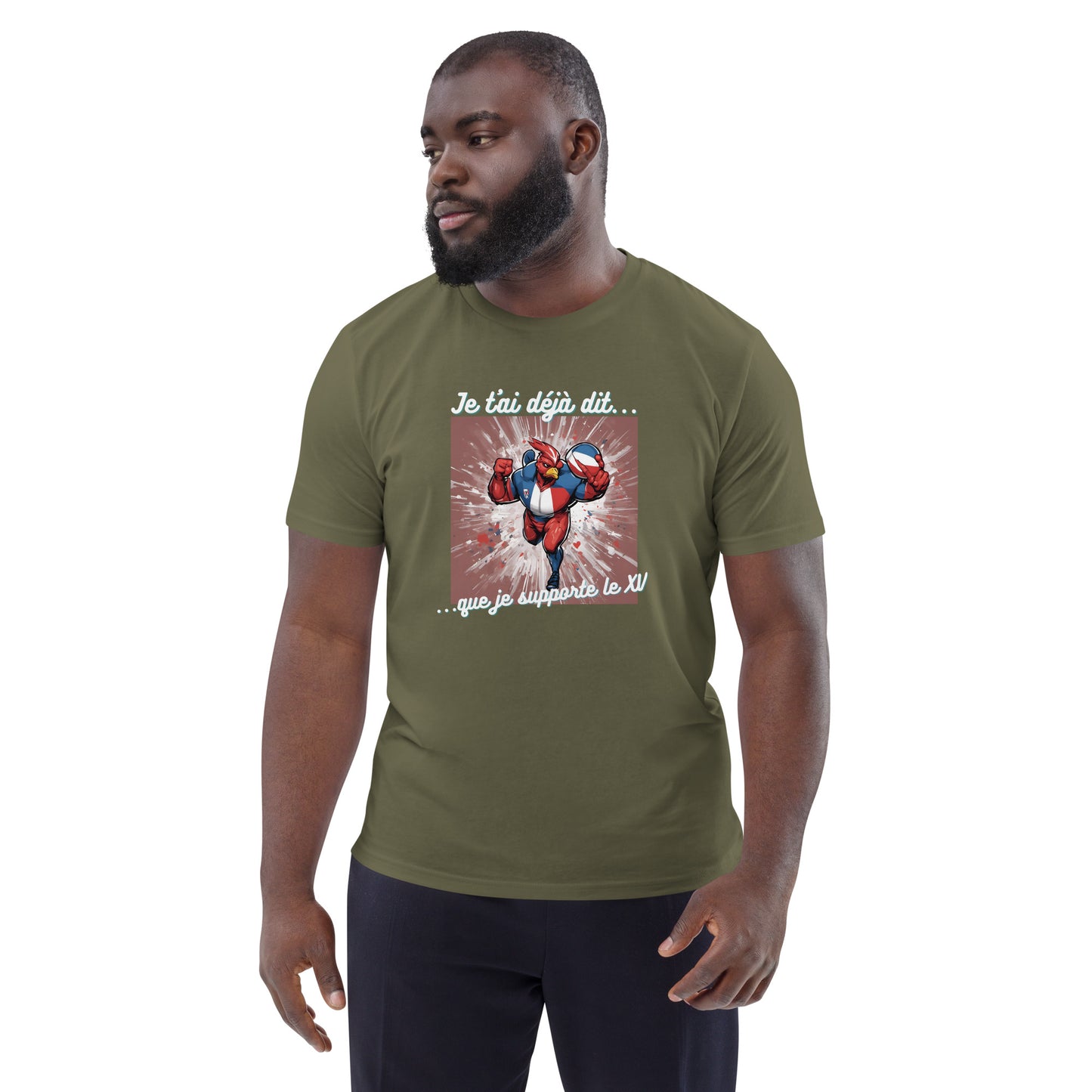 T-shirt homme bio : Rugby #2
