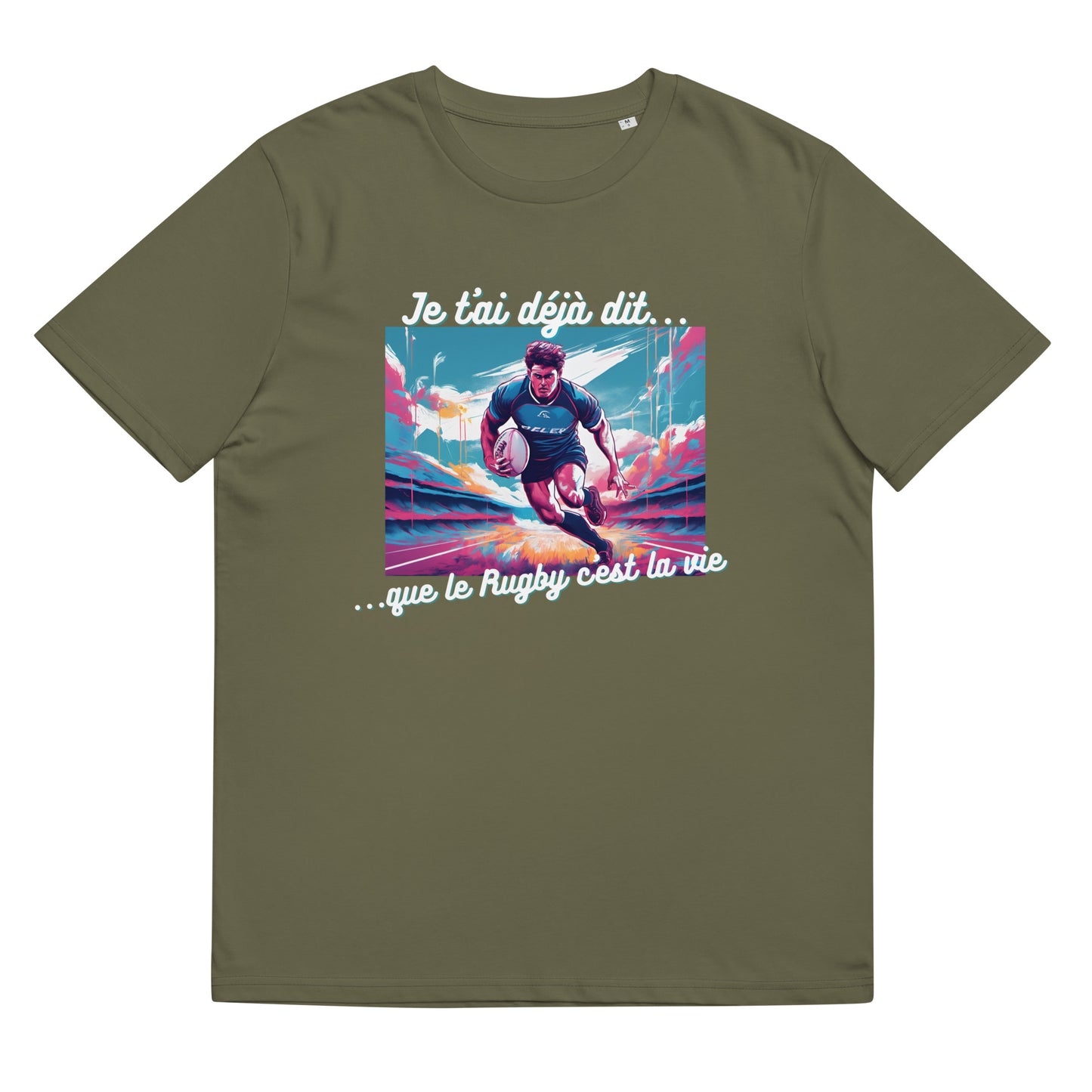 T-shirt homme bio : Rugby #4