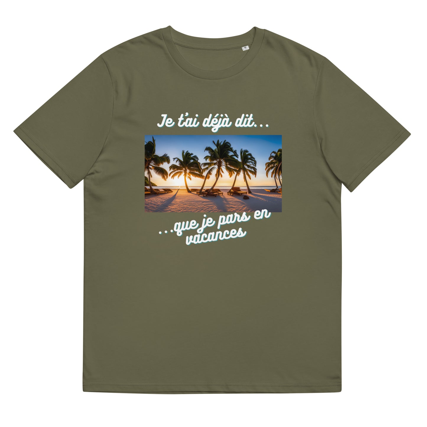 T-shirt homme bio : Vacances #7