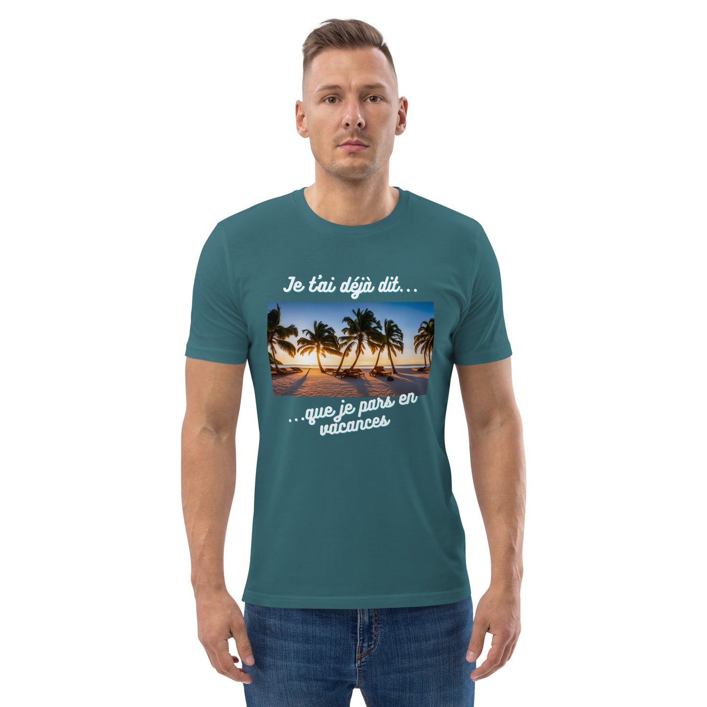 T-shirt homme bio : Vacances #7