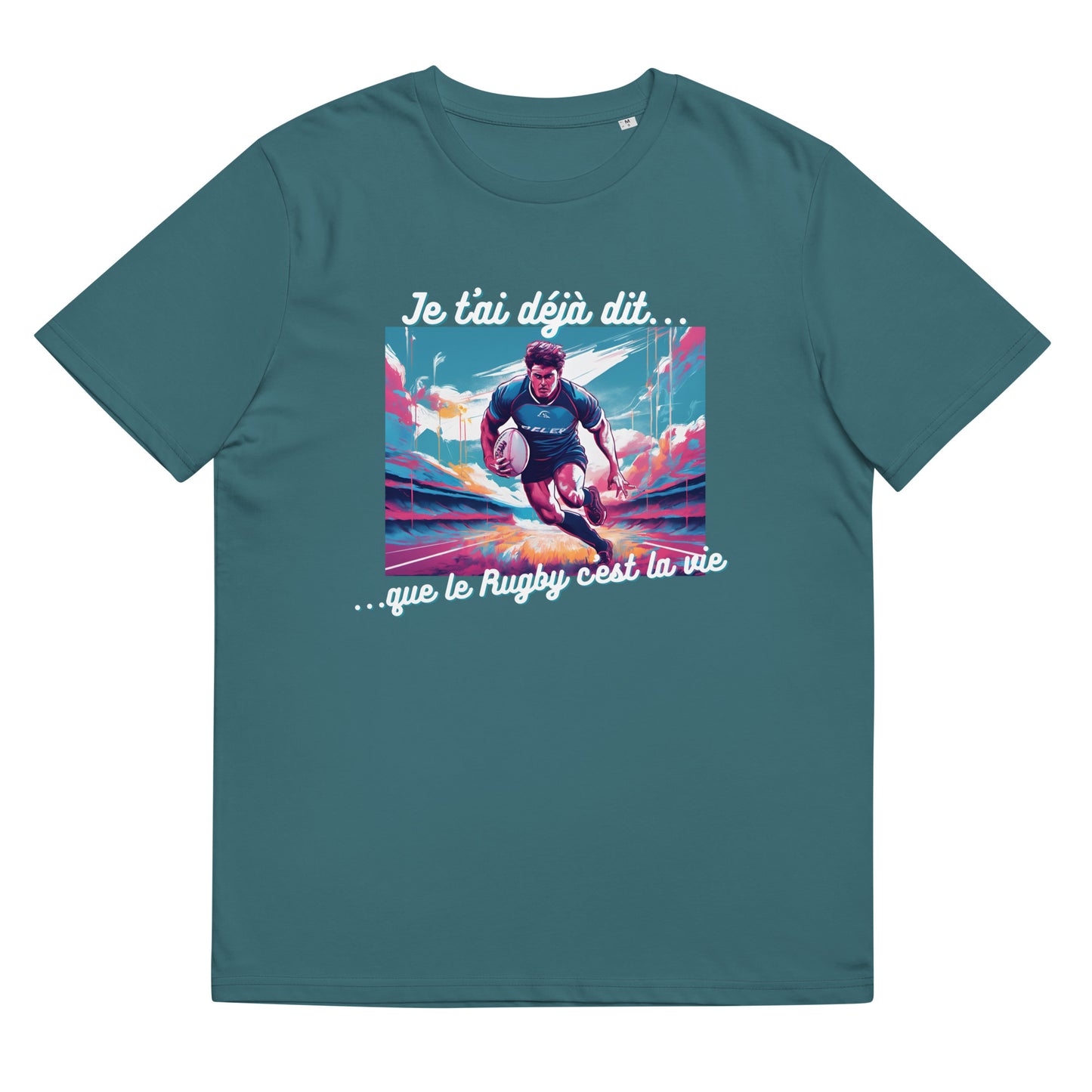 T-shirt homme bio : Rugby #4