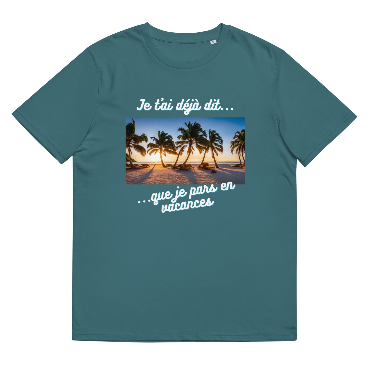 T-shirt homme bio : Vacances #7