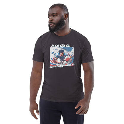 T-shirt homme bio : Rugby #3