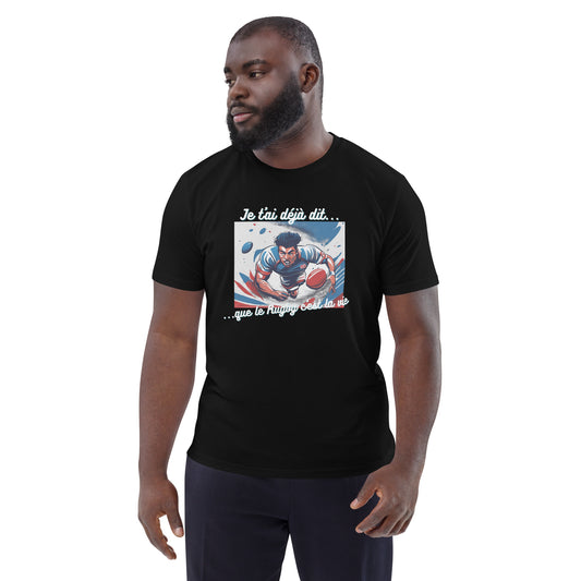 T-shirt homme bio : Rugby #3
