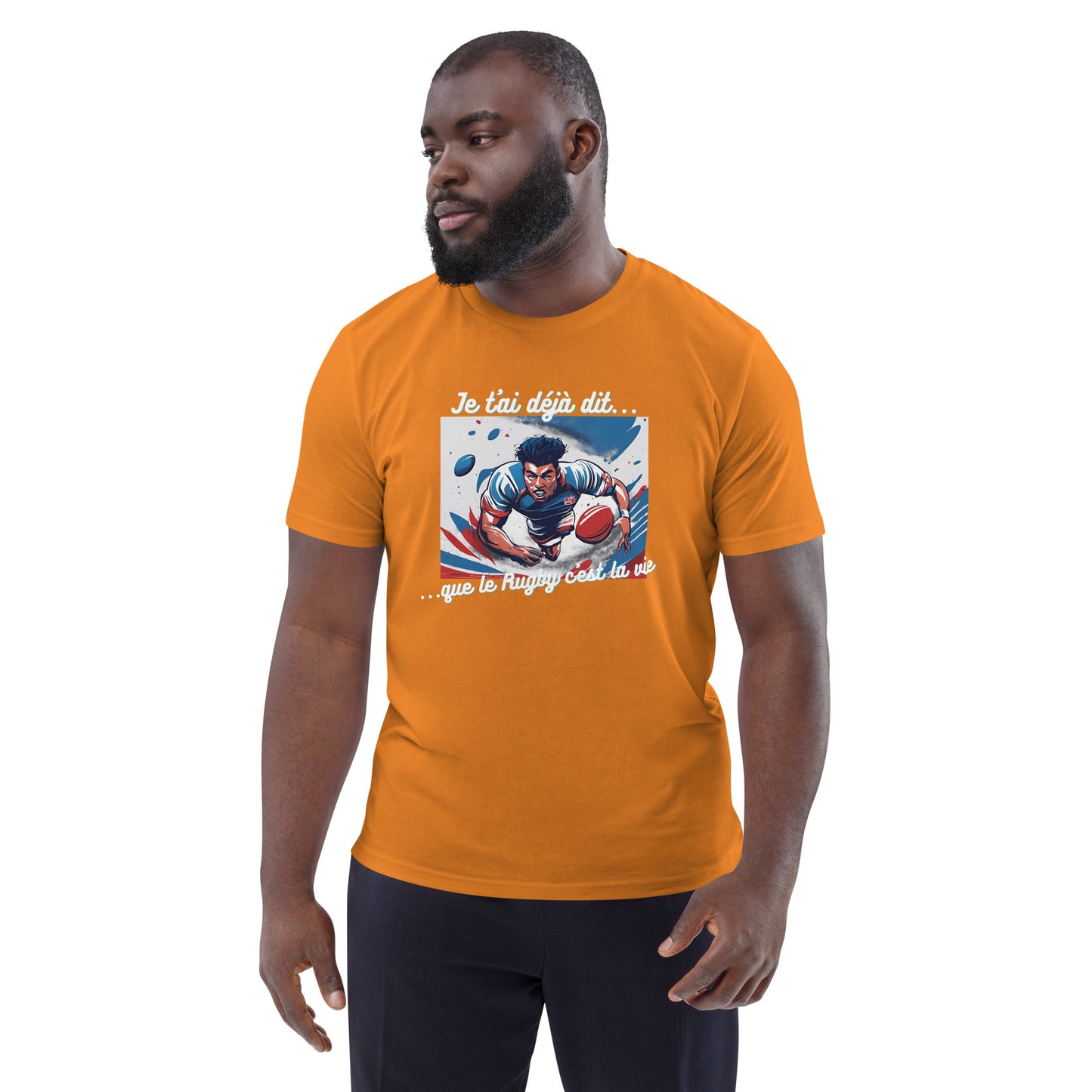 T-shirt homme bio : Rugby #3