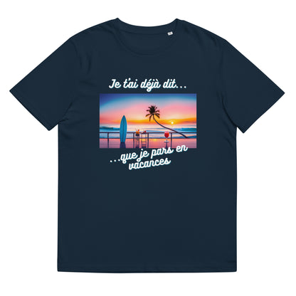 T-shirt homme bio : Vacances #1