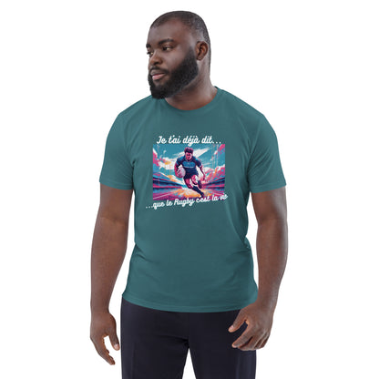 T-shirt homme bio : Rugby #4