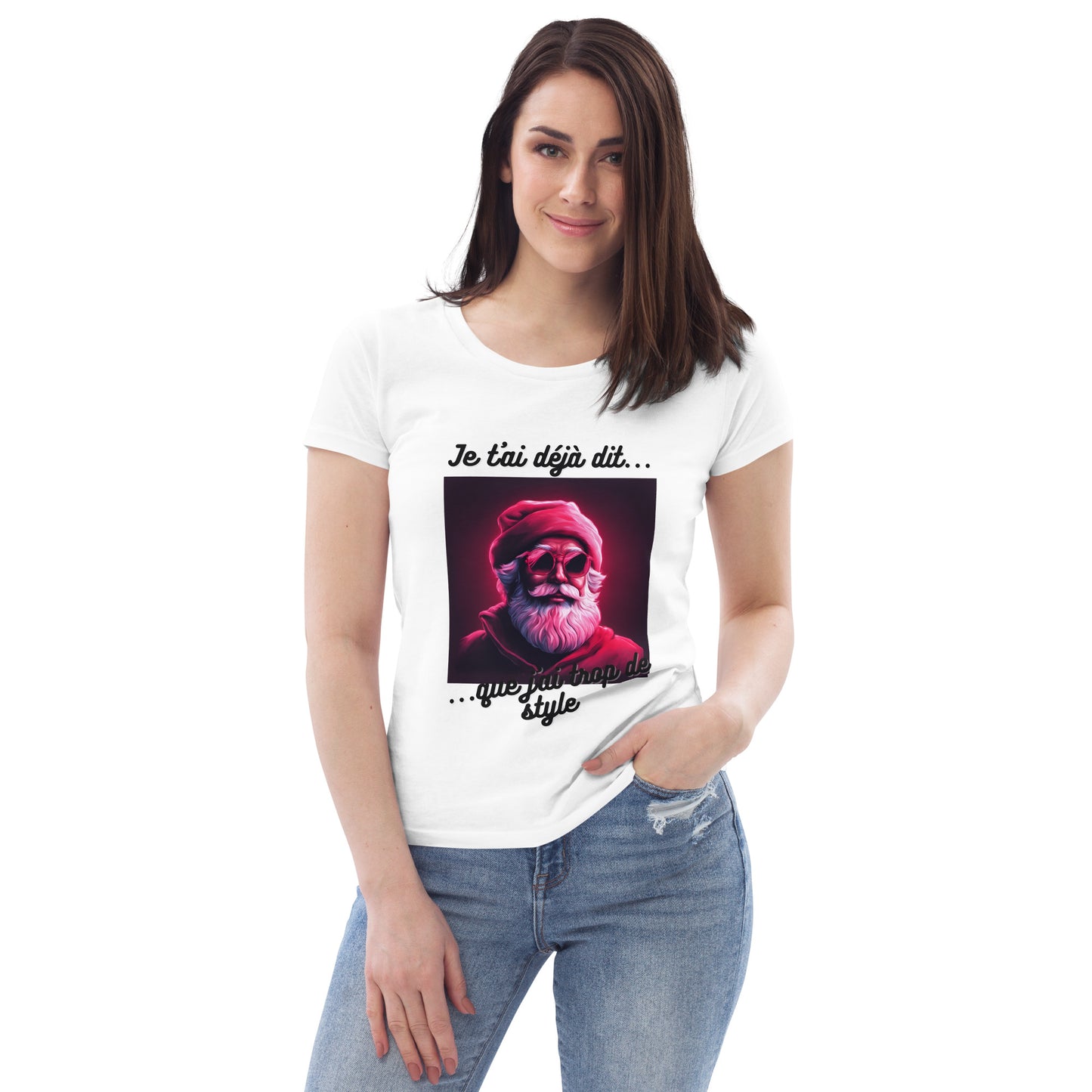 T-shirt moulant femme bio - Noël #3